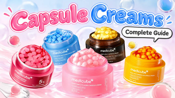 Medicube Capsule Creams Guide: PDRN, TXA, Vita C, Hyaluronic or Kojic?