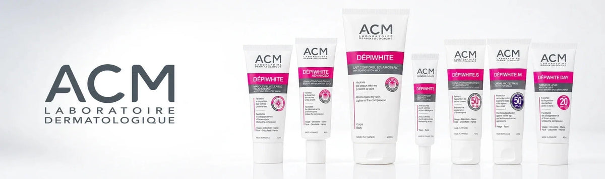 ACM collection banner featuring products at K-Beauty Shine