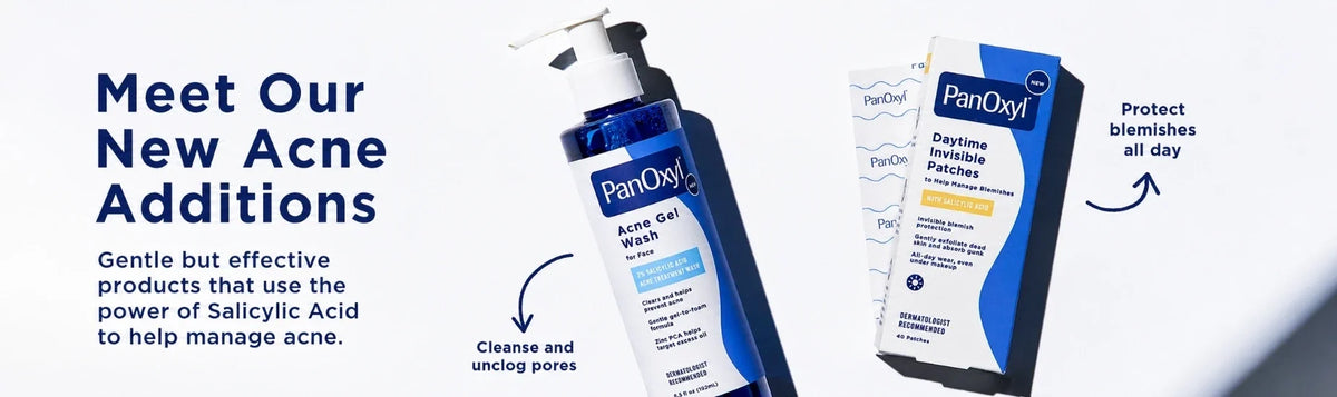 PanOxyl collection banner featuring products at K-Beauty Shine