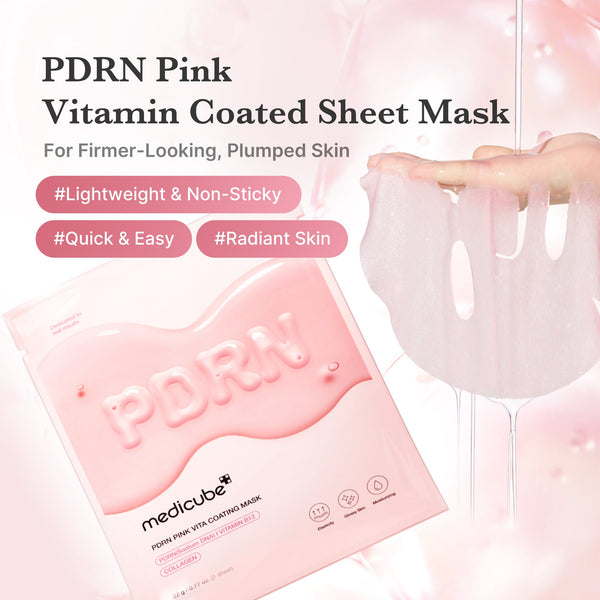 Medicube PDRN Pink Vita Coating Mask — official product image