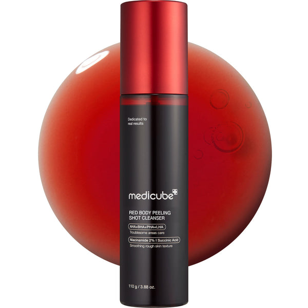 Medicube Red Acne Body Peeling Shot 2.0 — official product image