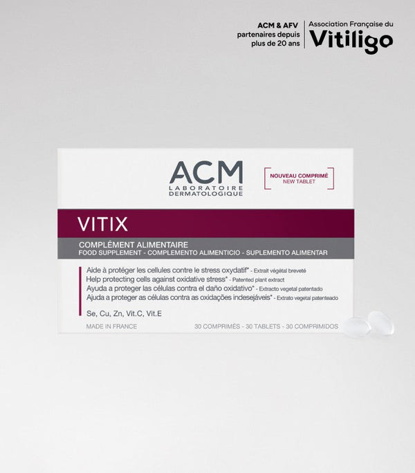 ACM Vitix Antioxidant Tablets: 30 tablet antioxidant supplement box