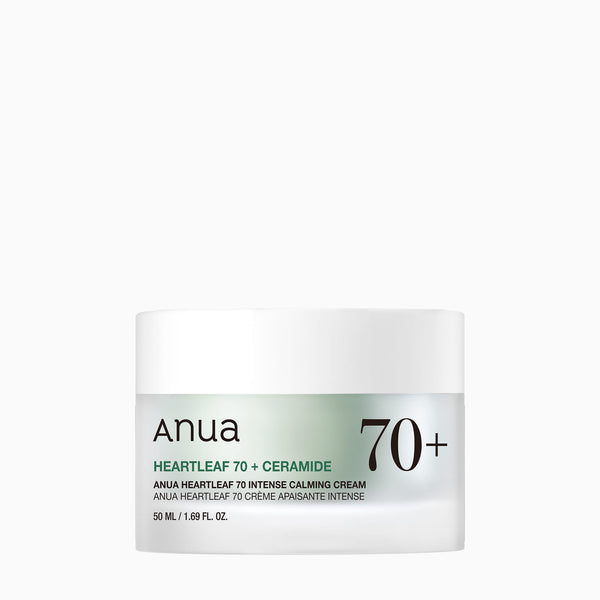 Anua Heartleaf 70 Intense Calming Cream: 50 ml product packaging