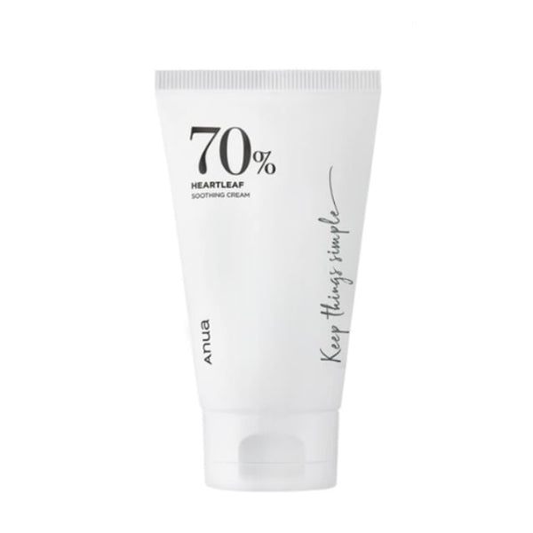 Anua Heartleaf 70 Soothing Cream 100 ml - individual cream tube packaging