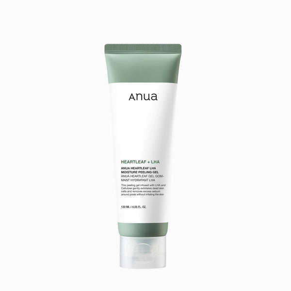 Anua Heartleaf LHA Moisture Peeling Gel: 120 ml product packaging