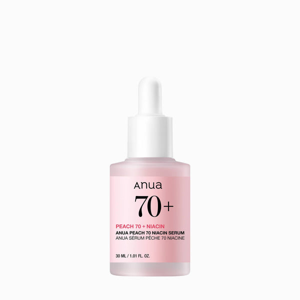 Anua Peach 70 Niacin Serum: 30 ml product packaging
