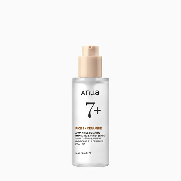 Anua Rice Ceramide 7 Hydrating Barrier Serum: 50 ml product packaging