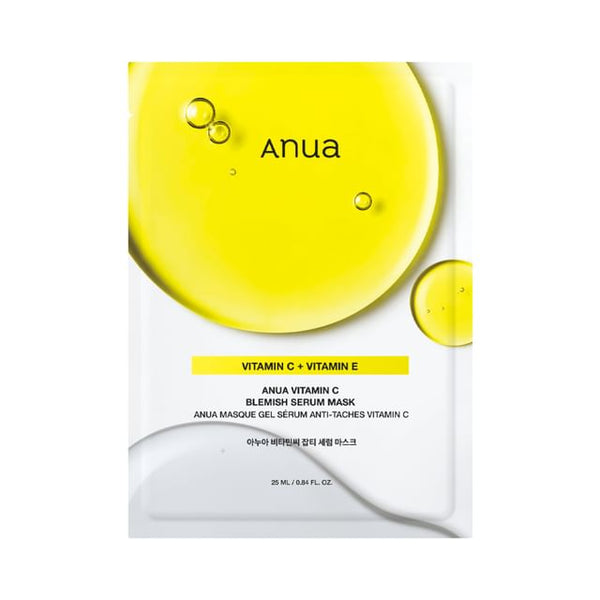 Anua Vita C Blemish Serum Mask 1 sheet / 25 ml - individual sheet mask pouch packaging