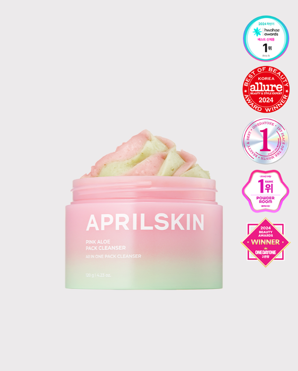 APRILSKIN Pink Aloe Pack Cleanser 120 g - front product view