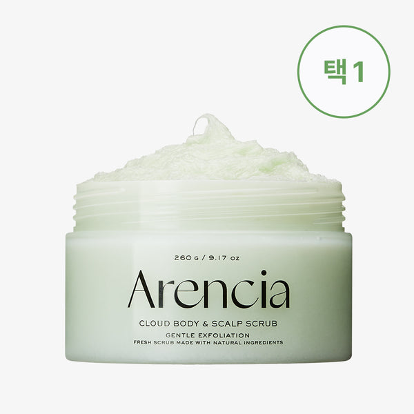 Arencia Cloud Body & Scalp Scrub White Tea & Neroli 260 g - front product view