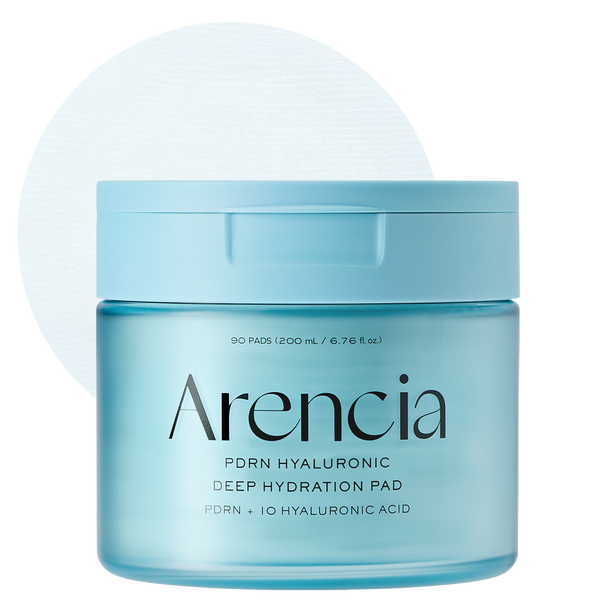 Arencia PDRN Hyaluronic Deep Hydration Pads 90 pads / 200 ml - front product view