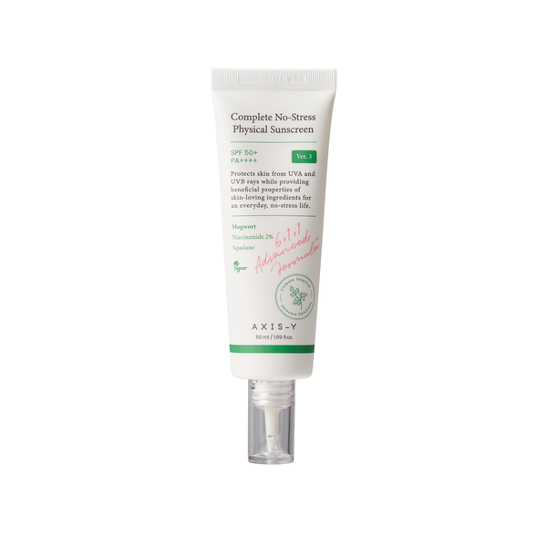 AXIS-Y Complete No-Stress Physical Sunscreen SPF 50 50 ml - product packshot on a white background