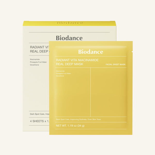 Biodance Radiant Vita Niacinamide Real Deep Mask — official product image