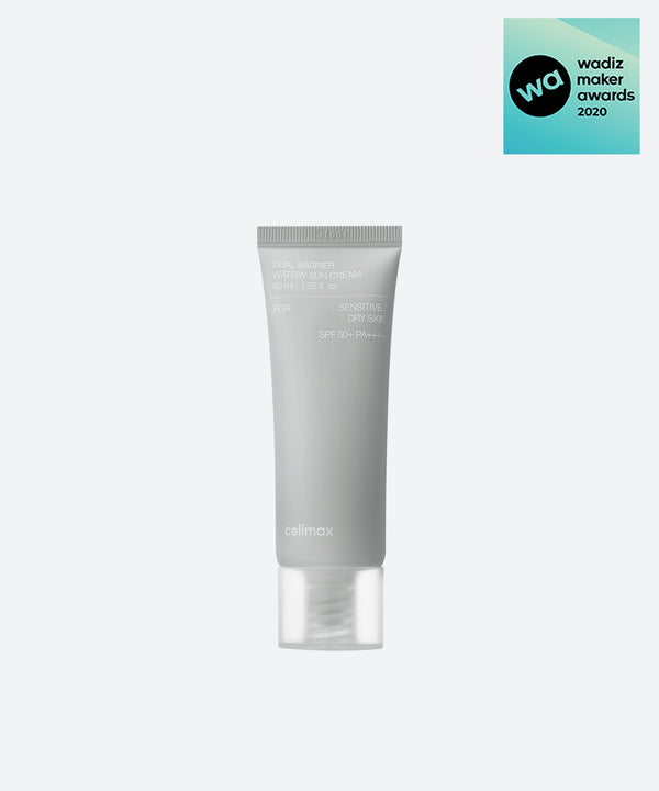 CELIMAX Dual Barrier Watery Sunscreen - 40ml — official product image