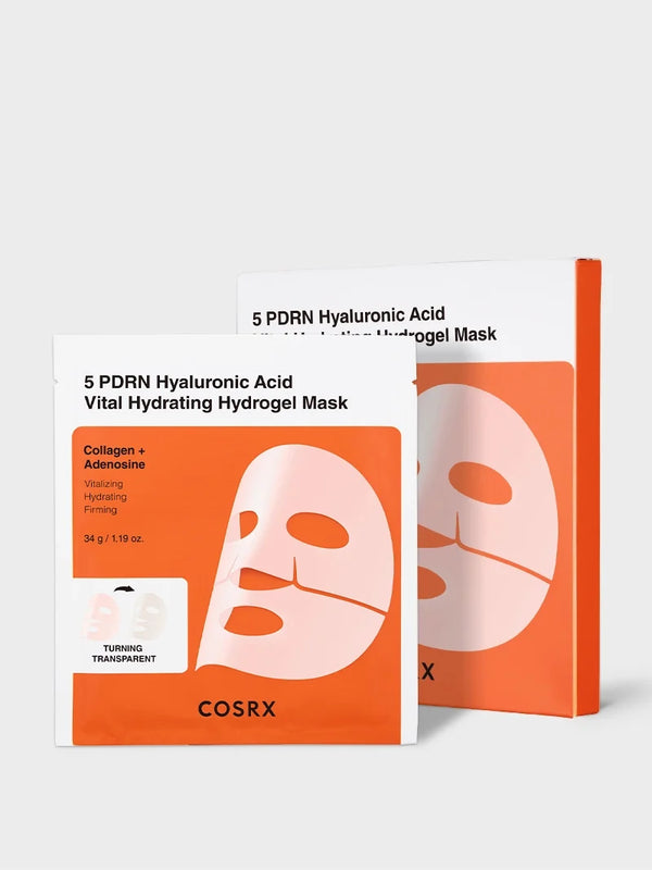 COSRX PDRN Hyaluronic Acid Vital Hydrating Hydrogel Mask - 3pcs — official product image