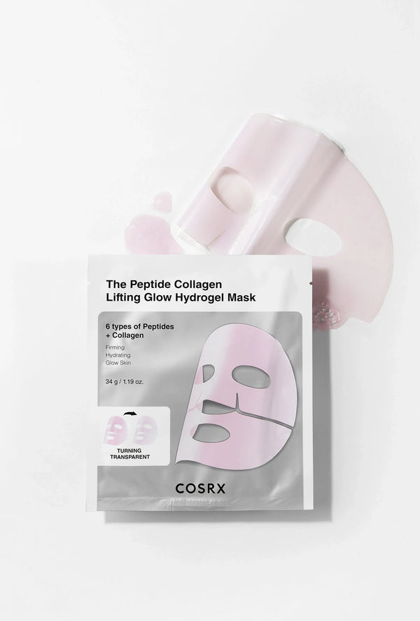 COSRX The Peptide Collagen Lifting Glow Hydrogel Mask - 1pc — official product image