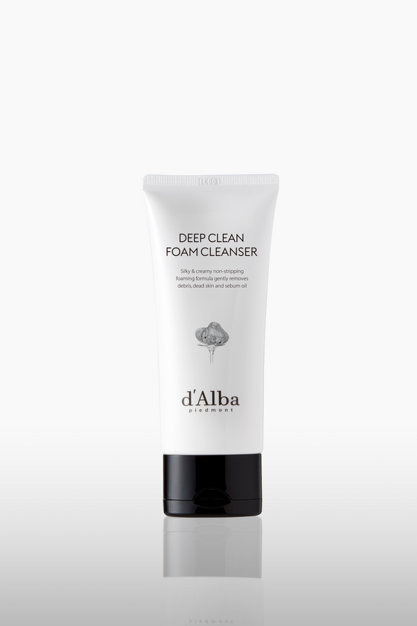 d'Alba White Truffle Deep Clean Foam Cleanser - 80ml — official product image