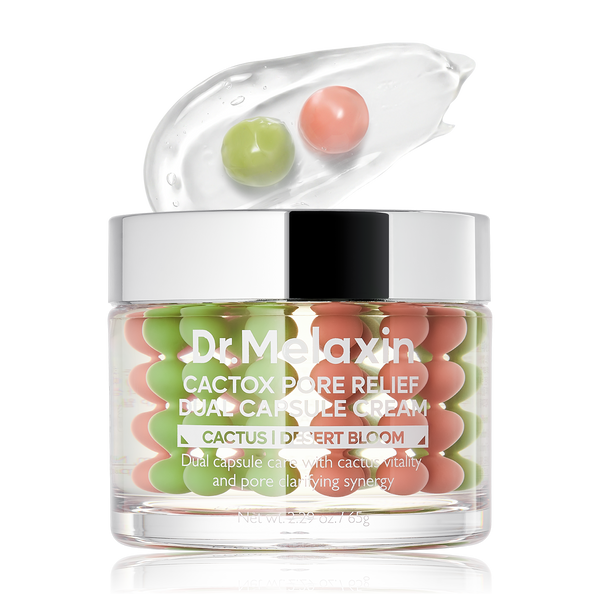 Dr. Melaxin Cactox Pore Relief Dual Capsule Cream - 65g — official product image