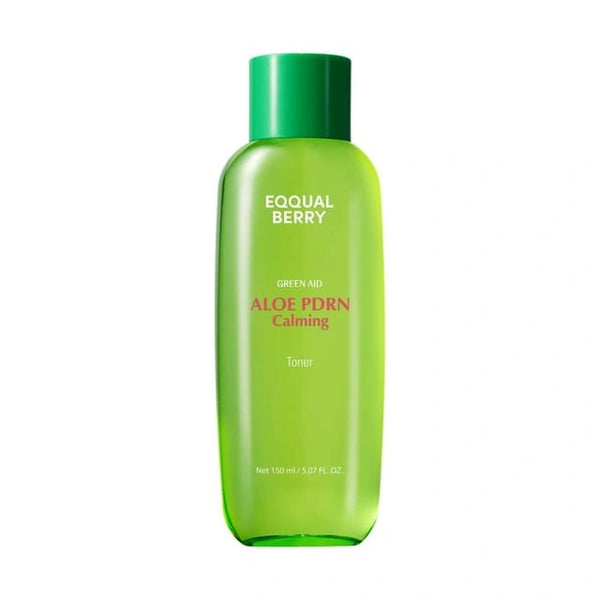 Eqqualberry GREEN AID Aloe PDRN Calming Toner — Provides refreshing hydration after cleansing