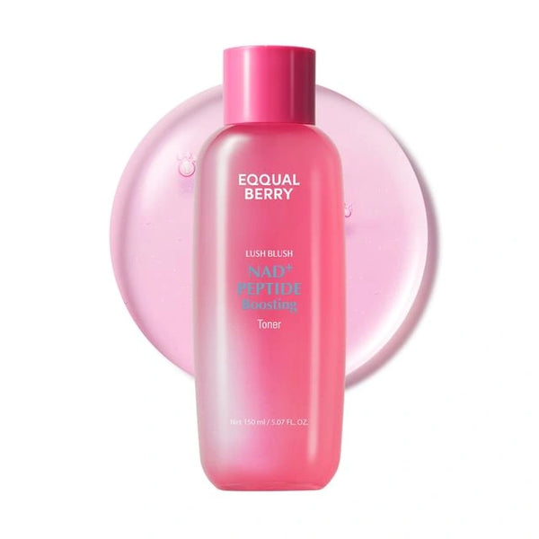 Eqqualberry LUSH BLUSH NAD+ Peptide Boosting Toner — Refreshes tired-looking skin with a radiant finish