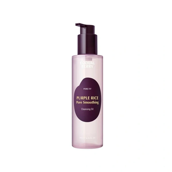 Eqqualberry PORE FIT Purple Rice Pore Smoothing Cleansing Oil — Dissolves makeup, excess oil and surface impurities