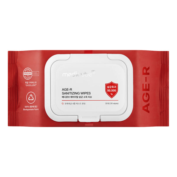 Medicube AGE-R Sanitizing Wipes — Product image