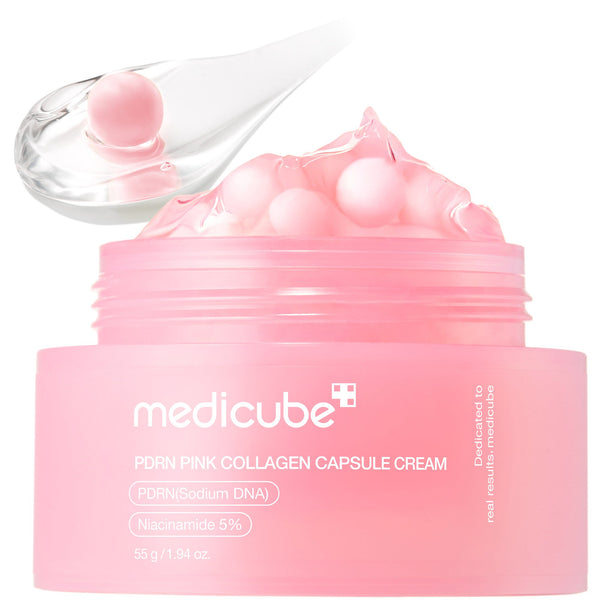 Medicube PDRN Pink Collagen Capsule Cream — official product image