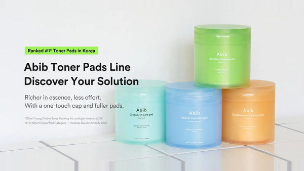 Abib Toner Pads Guide: Heartleaf, Green LHA, Sedum or Glutathiosome?