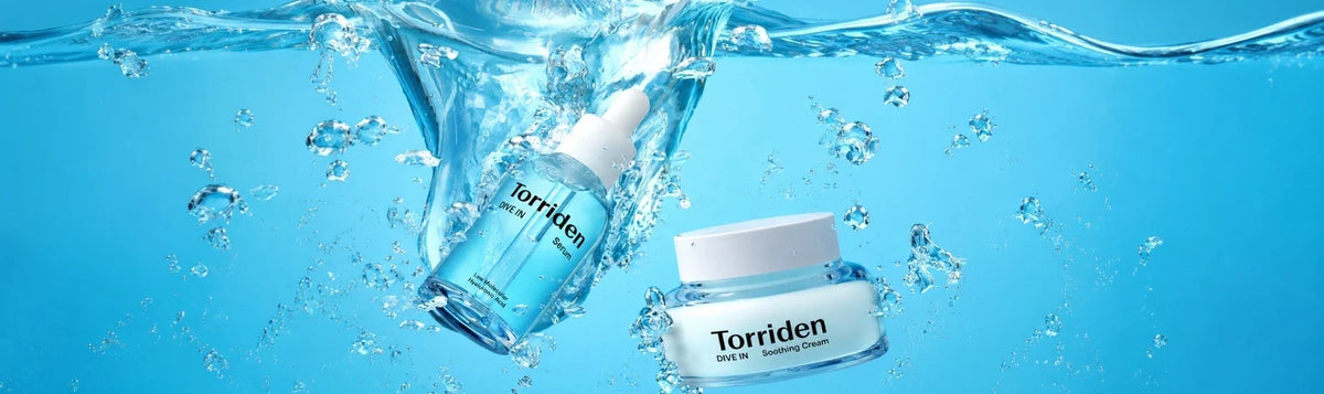 Torriden collection banner featuring products at K-Beauty Shine