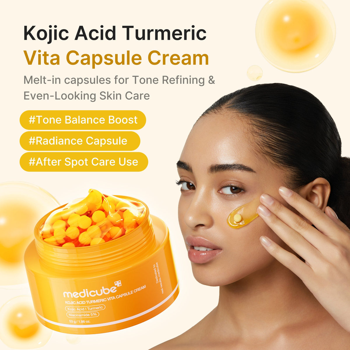 Medicube Kojic Acid Turmeric Vita Capsule Cream — official gallery image 2