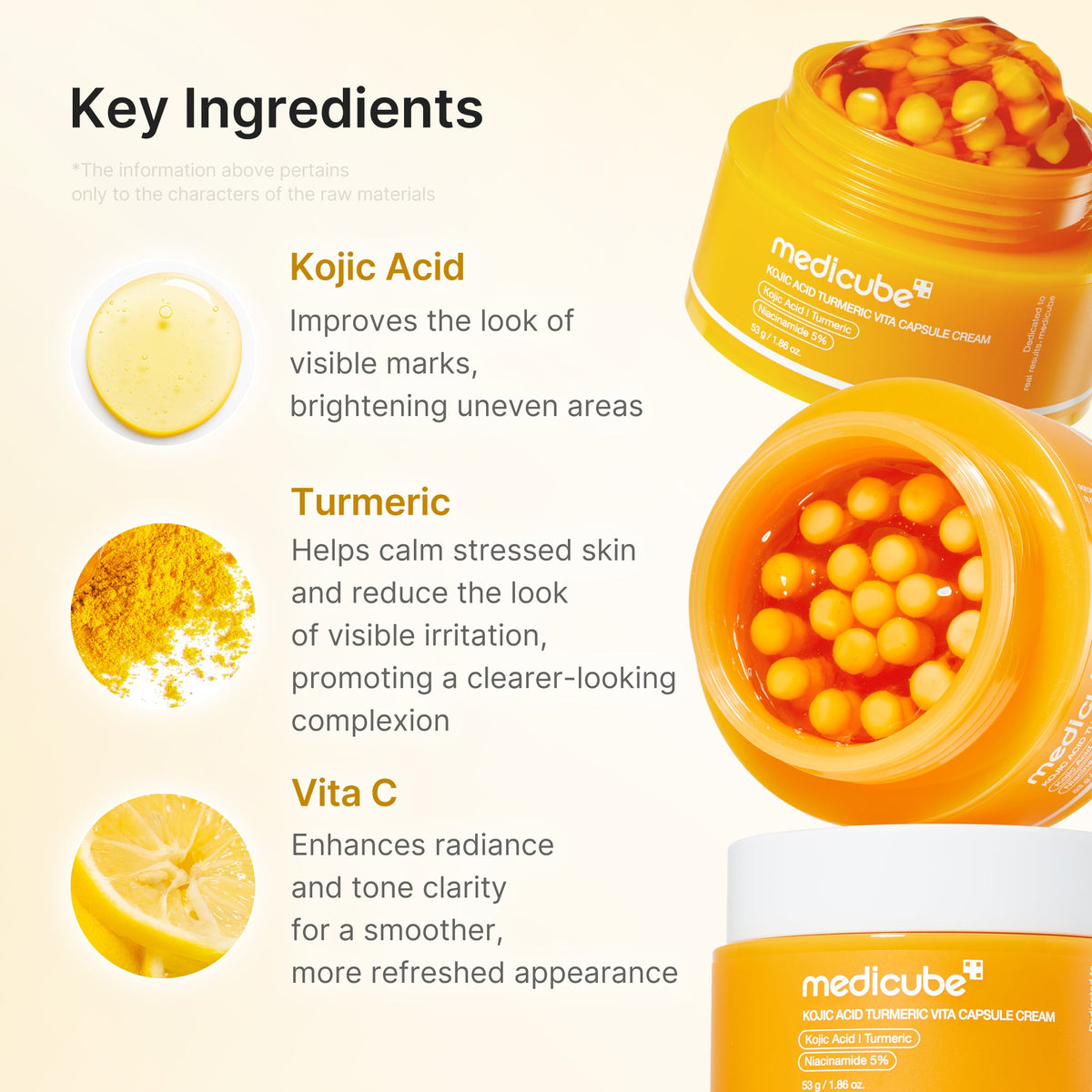 Medicube Kojic Acid Turmeric Vita Capsule Cream — official gallery image 3