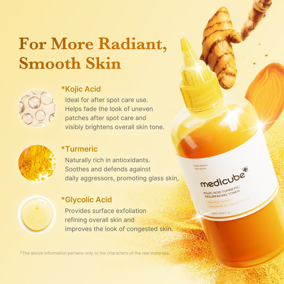 Medicube Kojic Acid Turmeric Resurfacing Toner — official gallery image 3