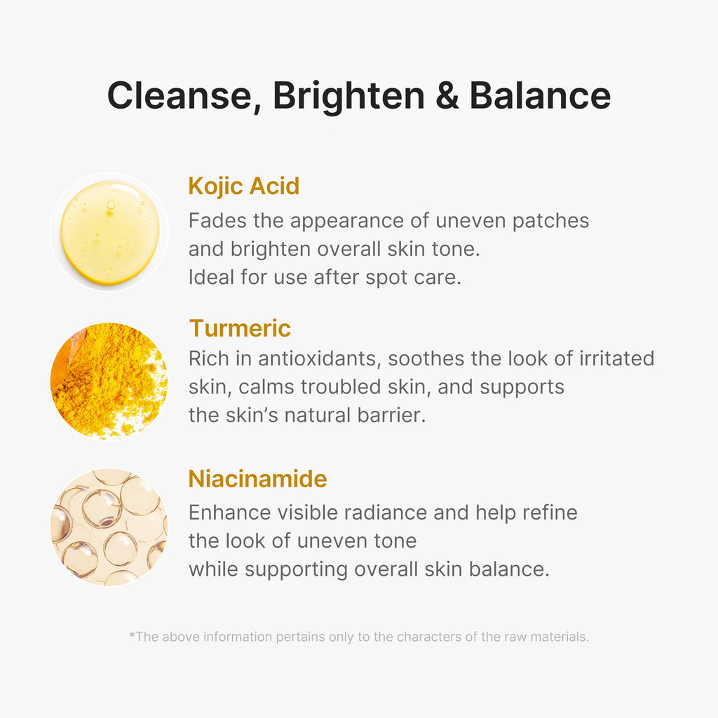 Medicube Kojic Acid Turmeric Toning Cleanser — official gallery image 4