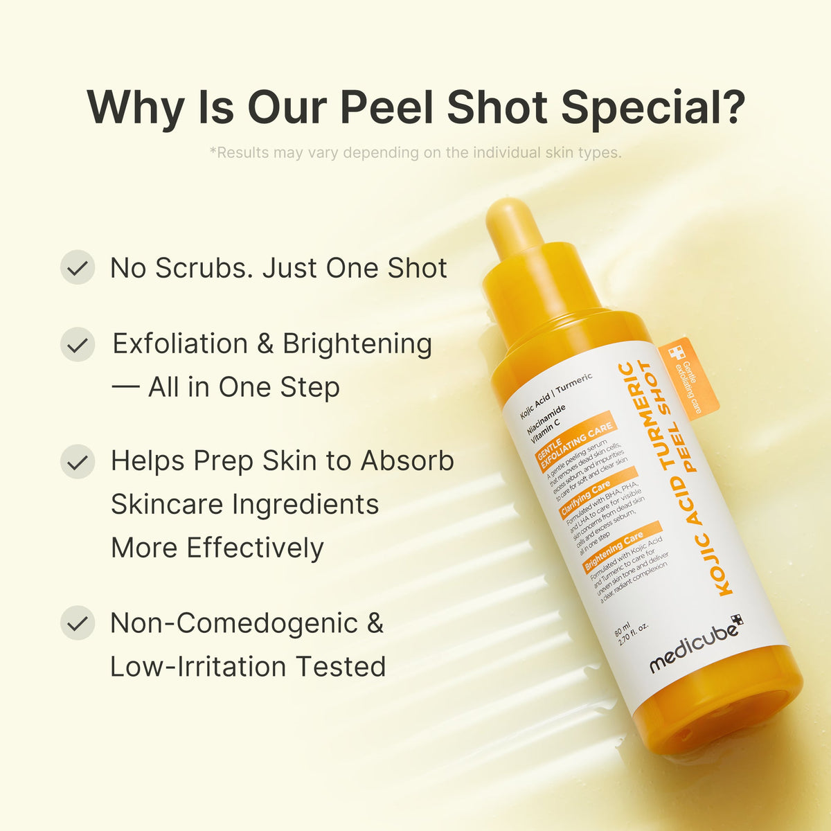 Medicube Kojic Acid Turmeric Peel Shot — official gallery image 5