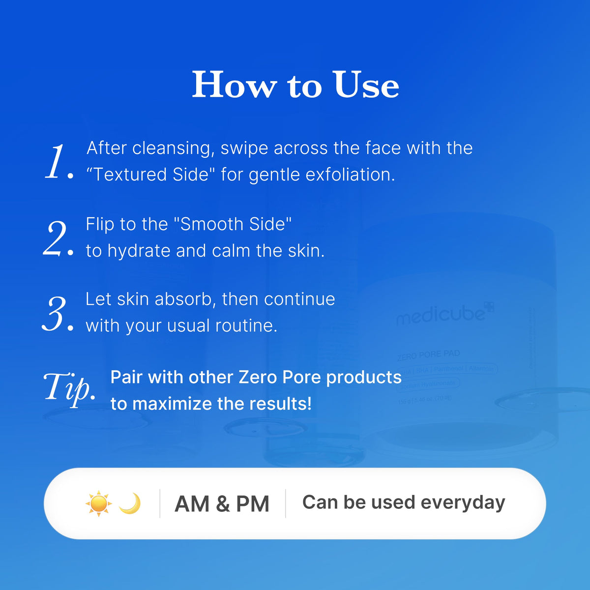 Medicube Zero Pore Pad 2.0 — official gallery image 7