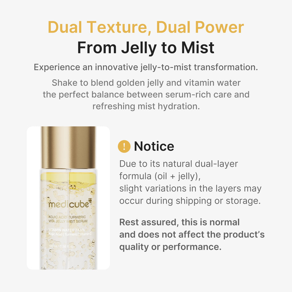 Medicube Kojic Acid Turmeric Vita Jelly Mist Serum — official gallery image 7