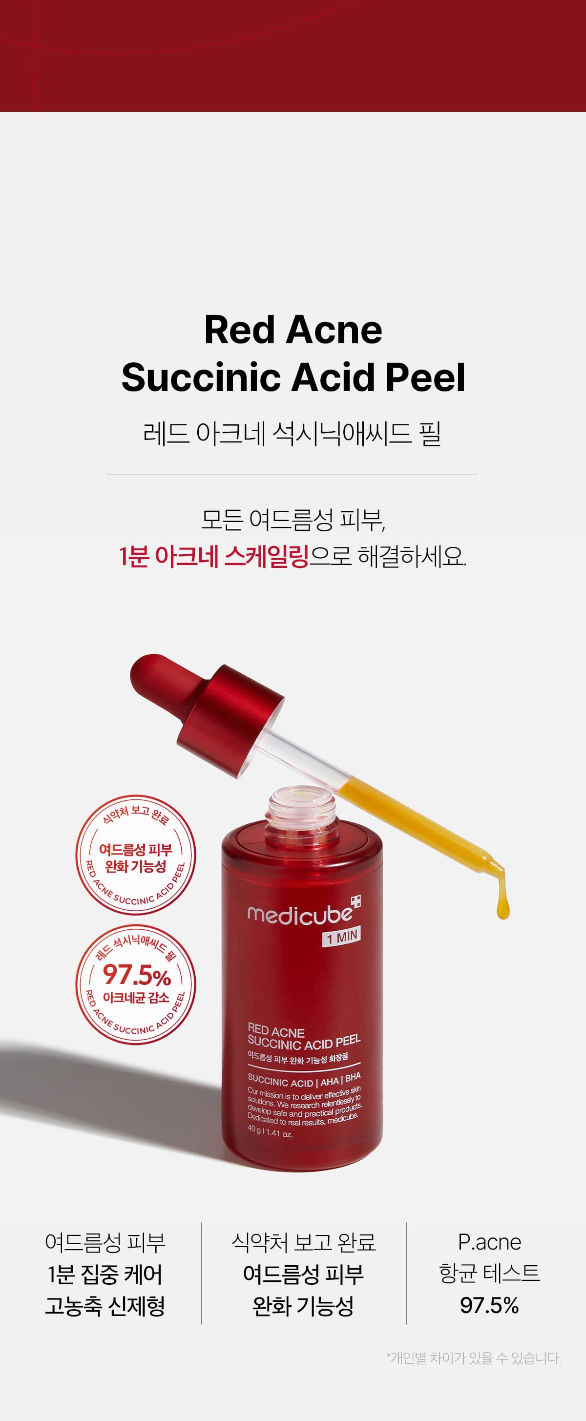 Medicube Red Acne Succinic Acid Peel — official gallery image 7