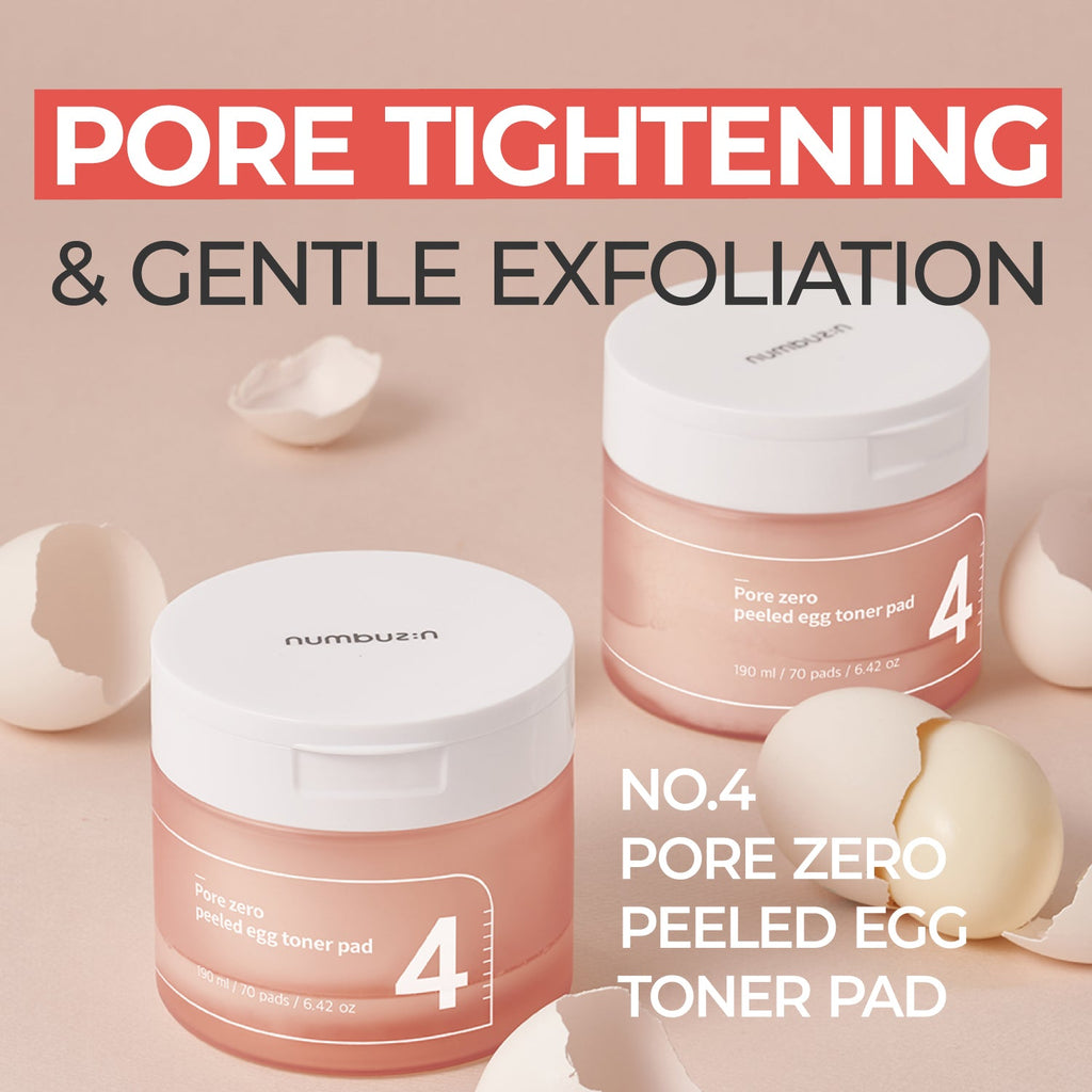 Numbuzin No.4 Pore Zero Peeled Egg Toner Pads — Product detail 3