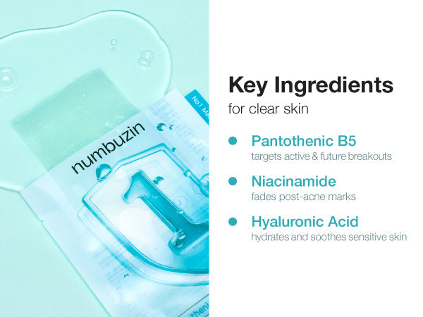 Numbuzin No.1 Pantothenic B5 Hyaluronic Active Clear Mask — Official product detail 12