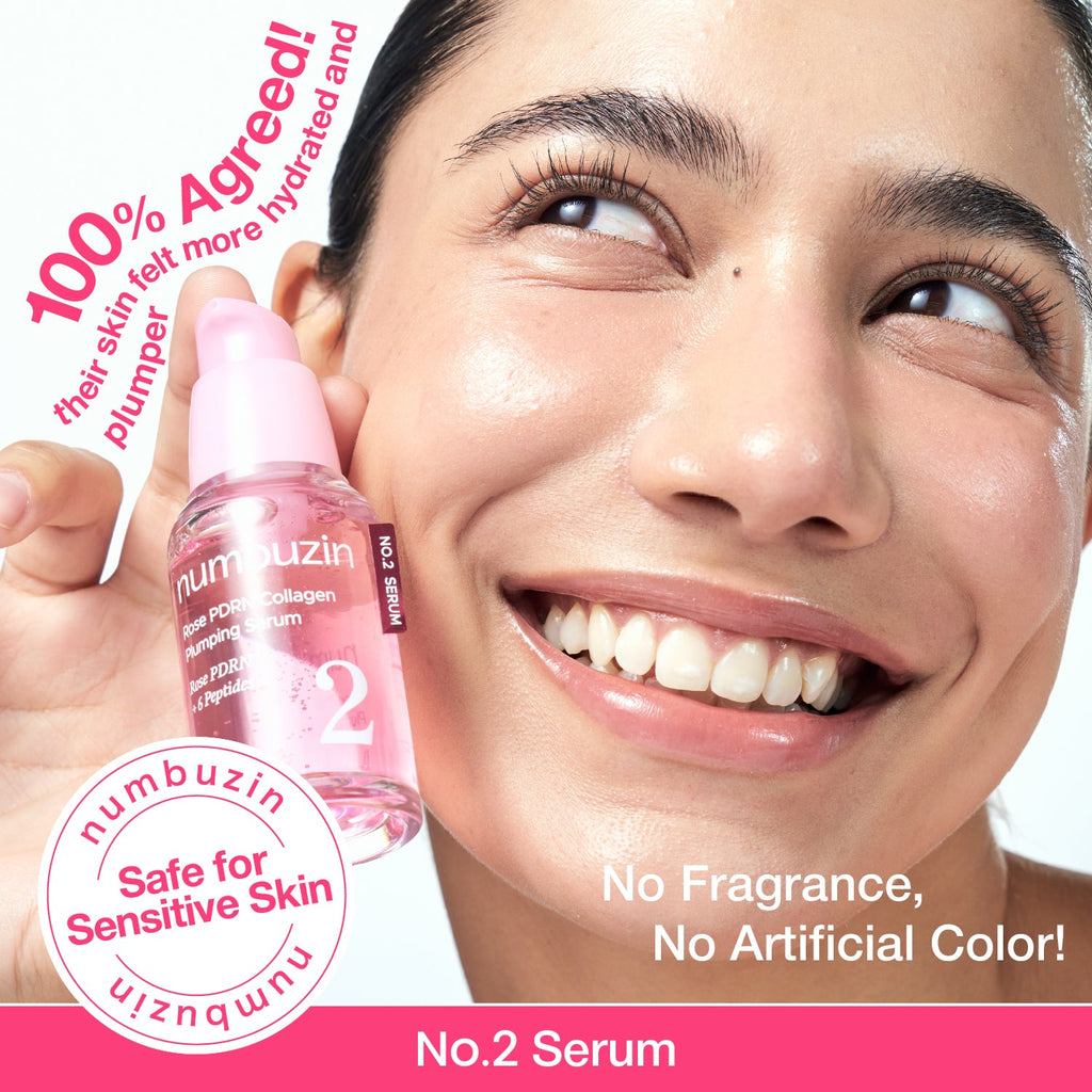 Numbuzin No.2 Rose PDRN Collagen Plumping Serum — Original — Official product detail 5