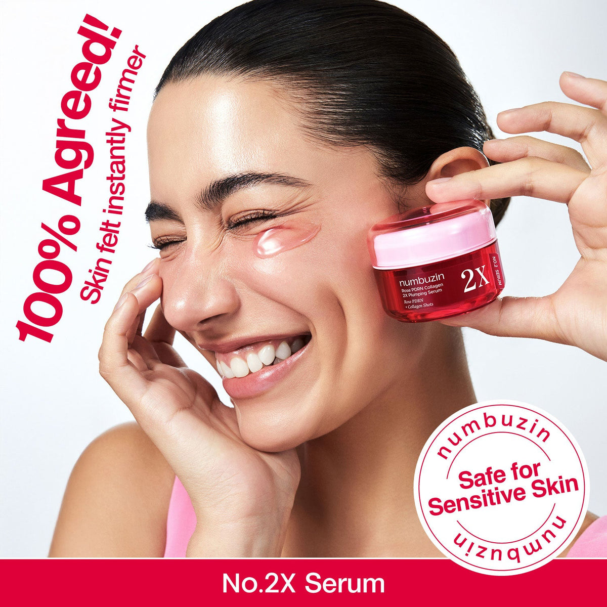 Numbuzin No.2 Rose PDRN Collagen Plumping Serum — 2X — Official product detail 17