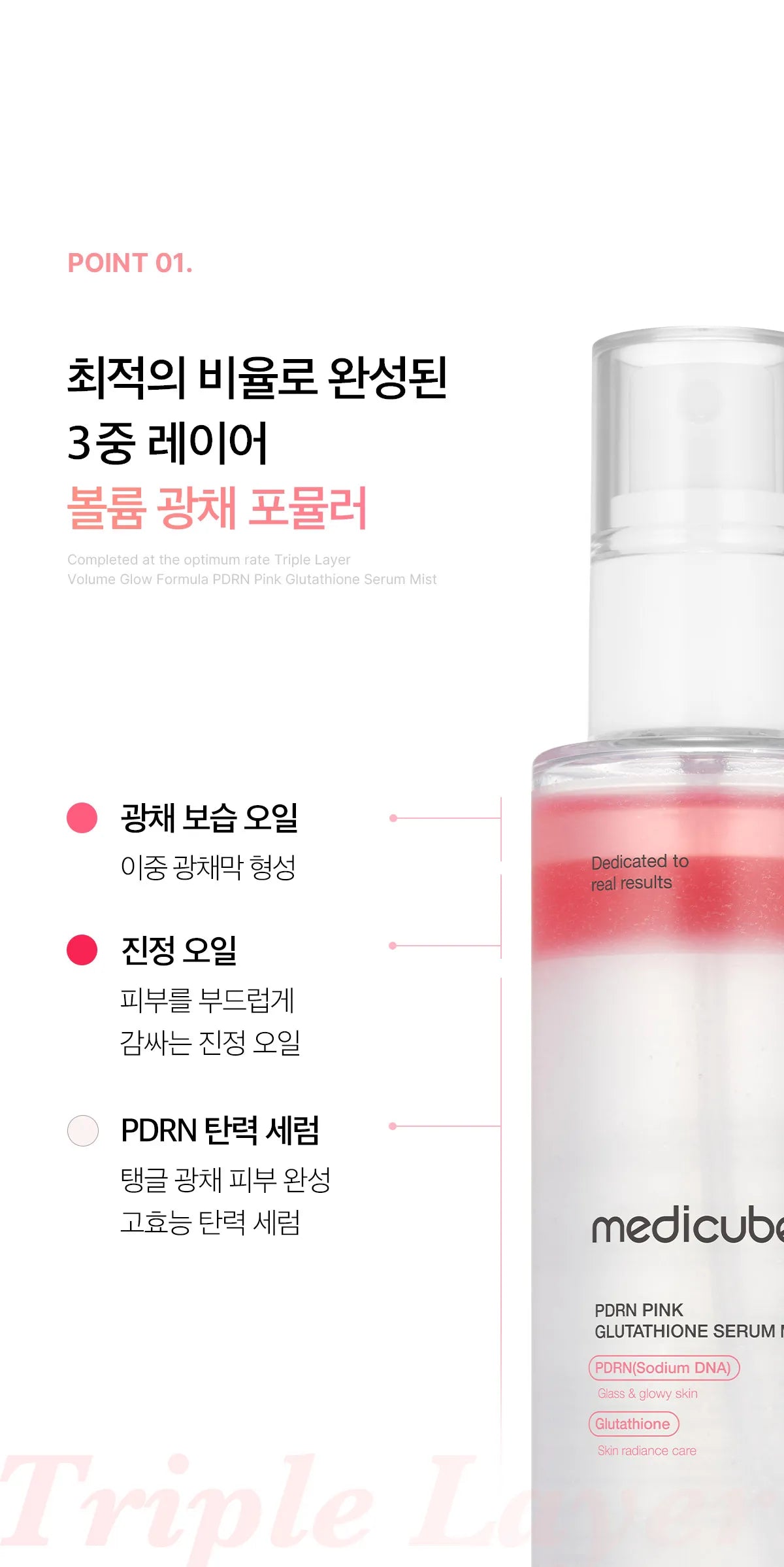 Medicube PDRN Pink Glutathione Serum Mist — official gallery image 5