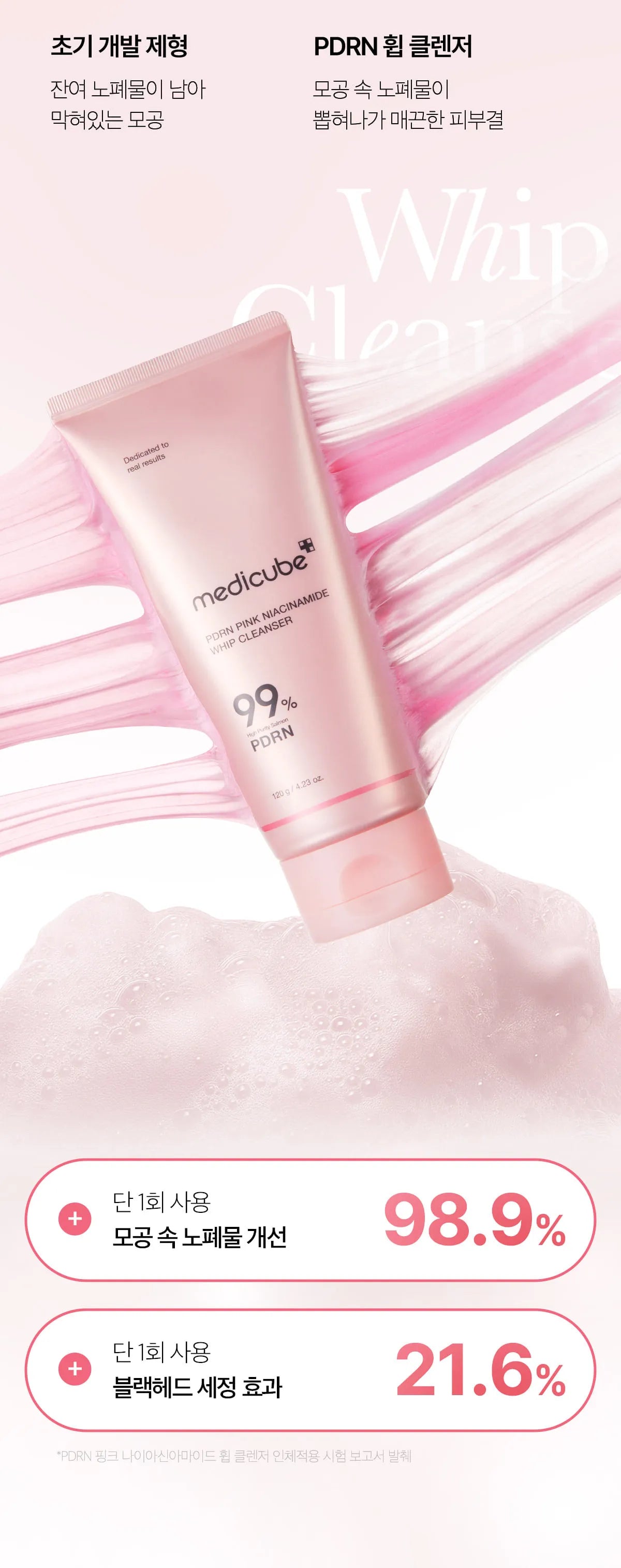 Medicube PDRN Pink Niacinamide Whip Cleanser — official gallery image 9