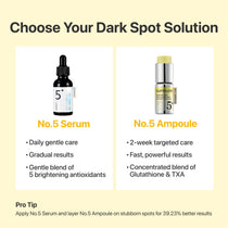 Numbuzin No.5 Glutathione TXA Advanced Dark Spot Ampoule Concentrate — Official product detail 9
