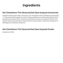 Numbuzin No.5 Glutathione TXA Advanced Dark Spot Ampoule Concentrate — Official product detail 11