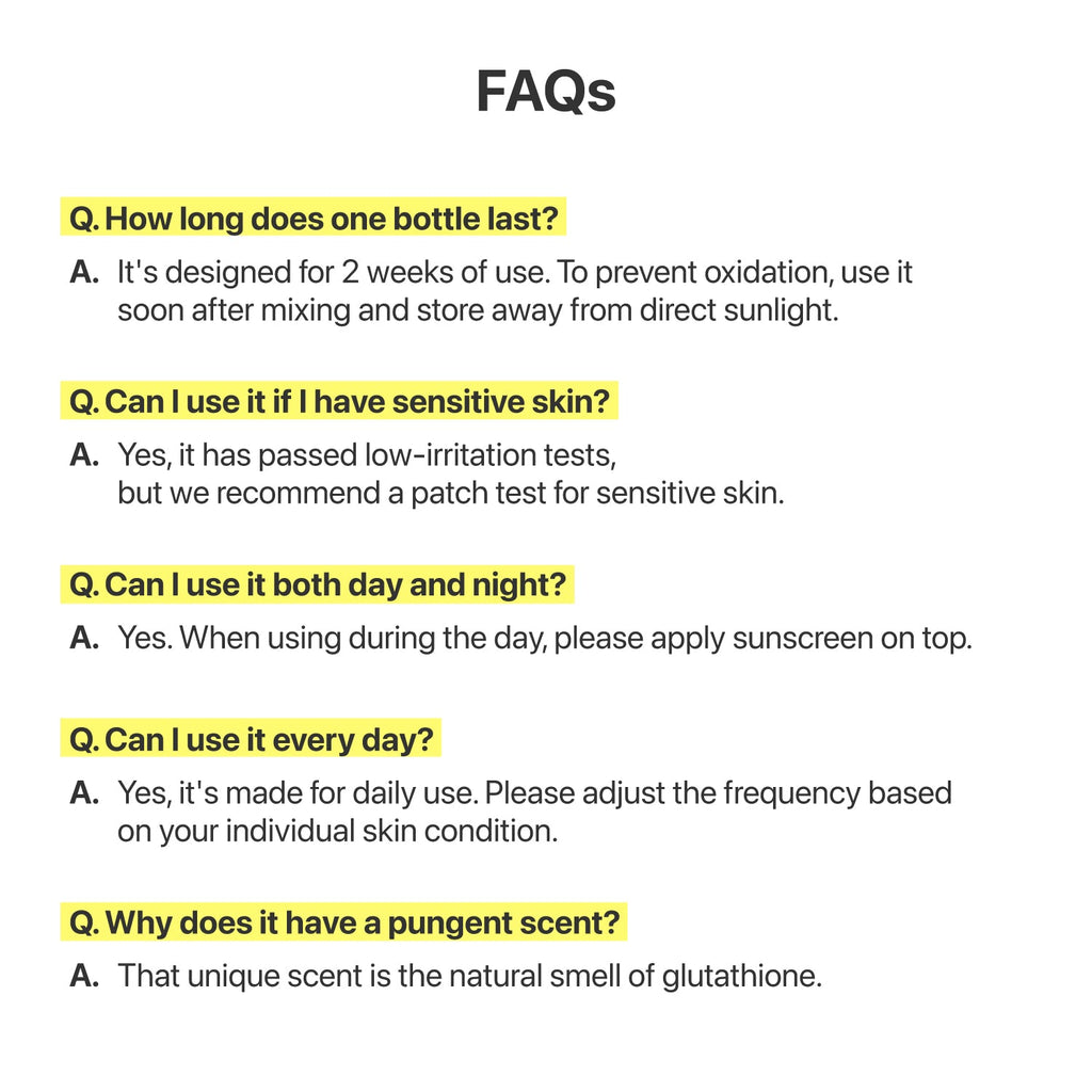 Numbuzin No.5 Glutathione TXA Advanced Dark Spot Ampoule Concentrate — Official product detail 12