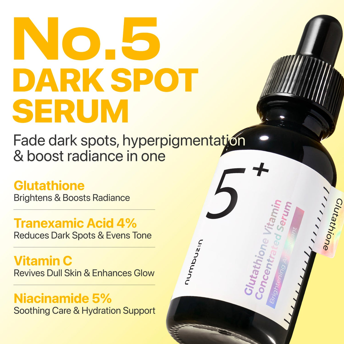 Numbuzin No.5+ Glutathione Vitamin Concentrated Serum — Product detail 4