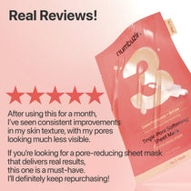 Numbuzin No.3 Tingle-Pore Softening Sheet Mask — Official product detail 8