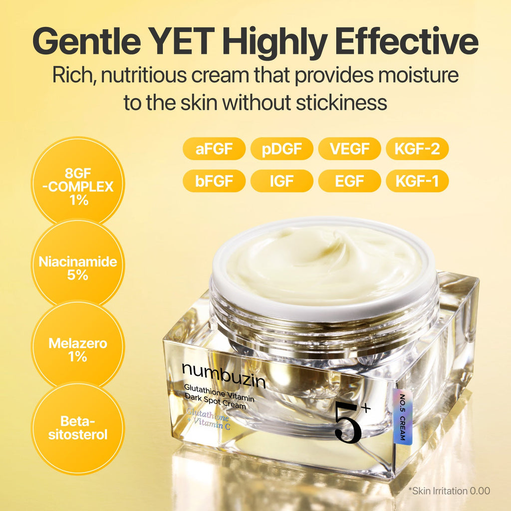 Numbuzin No.5+ Glutathione Vitamin Dark Spot Cream — Product detail 6