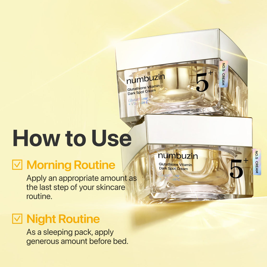 Numbuzin No.5+ Glutathione Vitamin Dark Spot Cream — Product detail 7